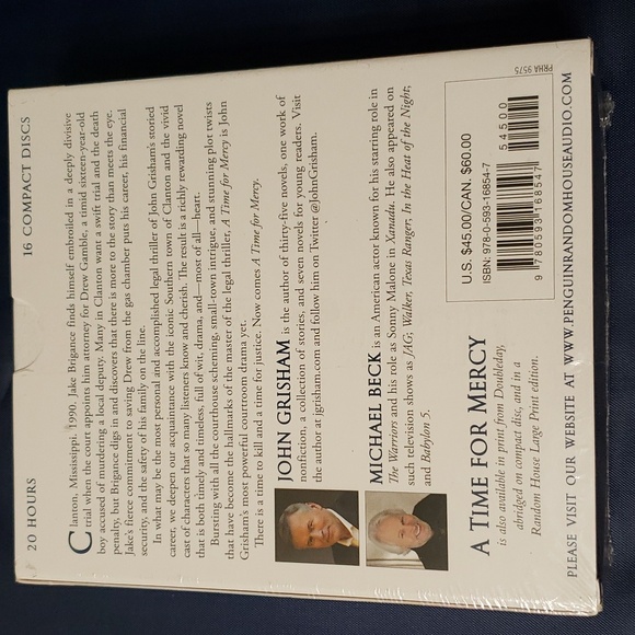 John Grisham audio A TIME FOR MERCY new - Picture 2 of 5